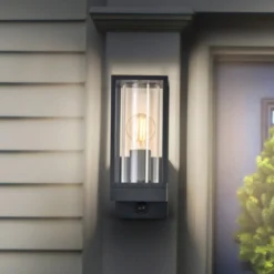 OSRAM Wandlampe ENDURA CLASSIC FRAME, Sensor dunkelgrau IP54