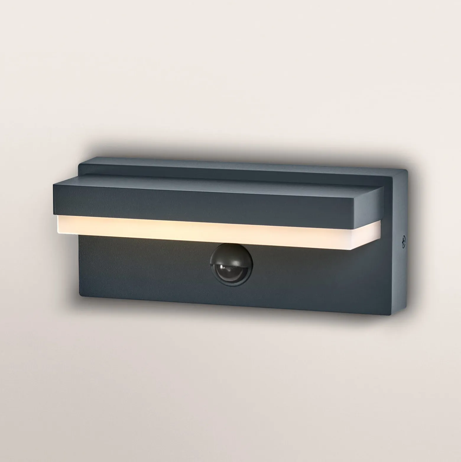 OSRAM Wandlampe ENDURA STYLE ROBUST, Sensor, dunkelgrau IP54