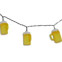 Party-Lichterkette Cerveza mit Bierkrügen