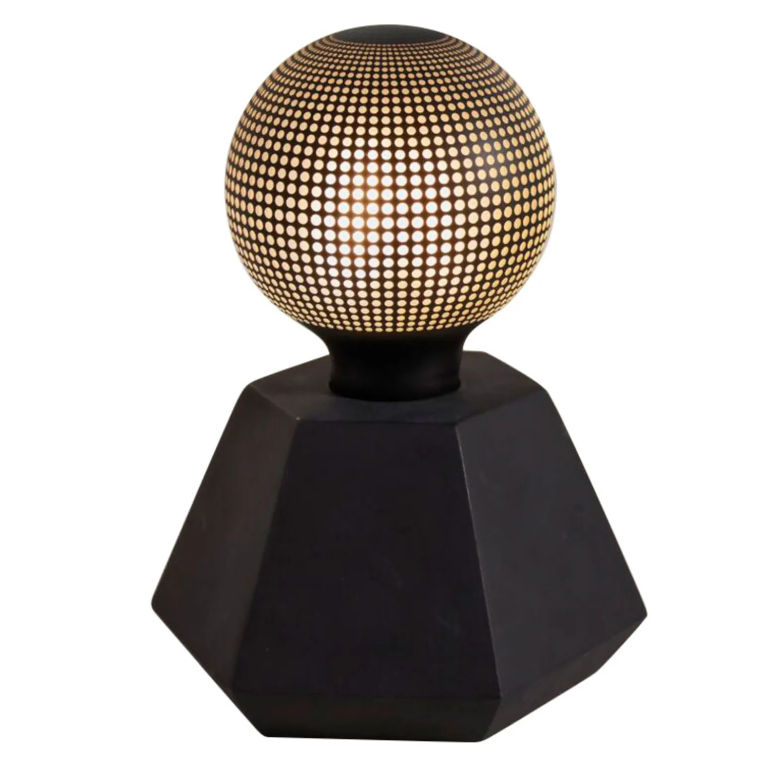 Pauleen Black Flare Dekoleuchte Beton schwarz