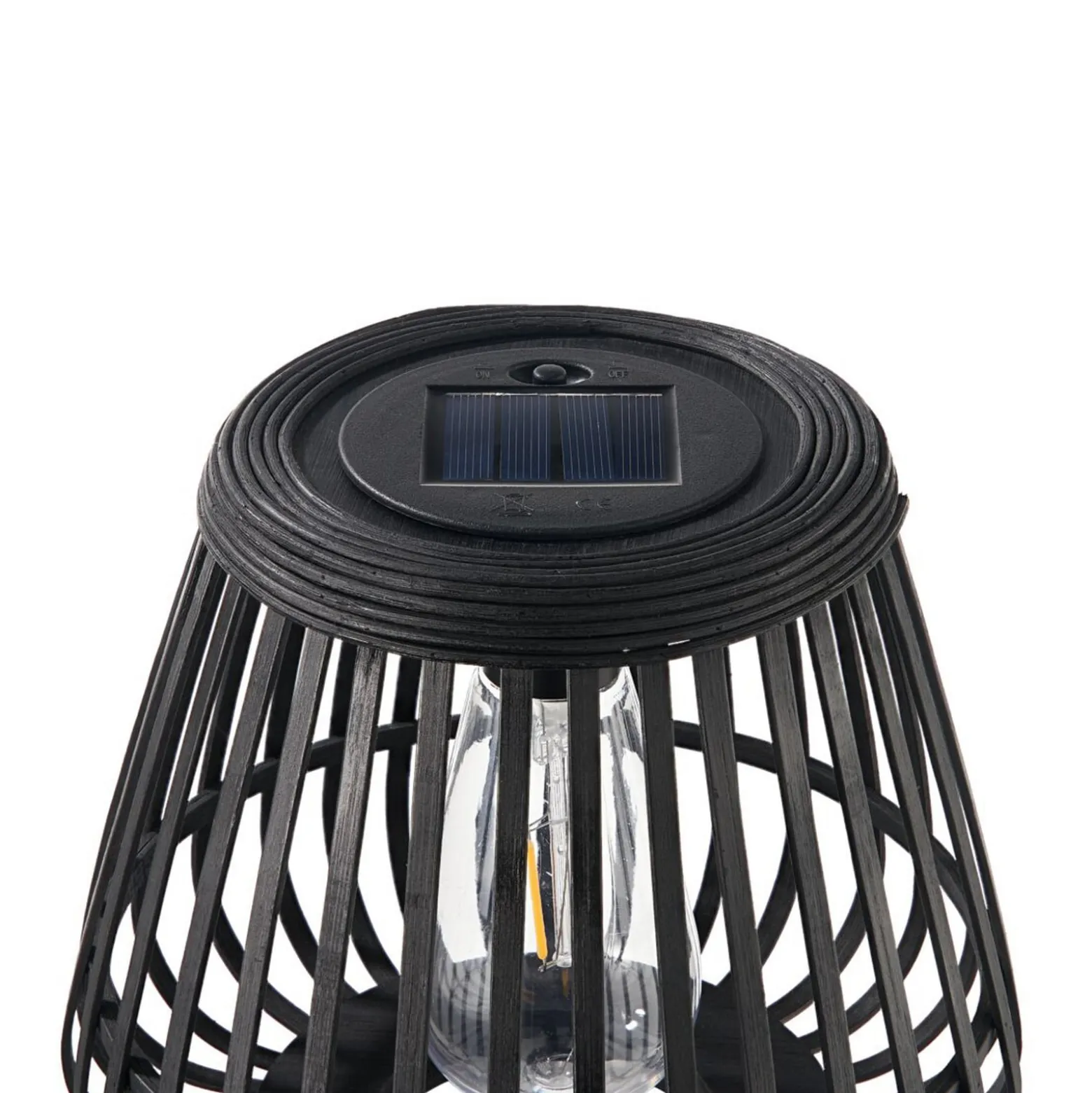 Pauleen LED-Solar-Tischlampe SUNSHINE GLIMMER, schwarz, IP44