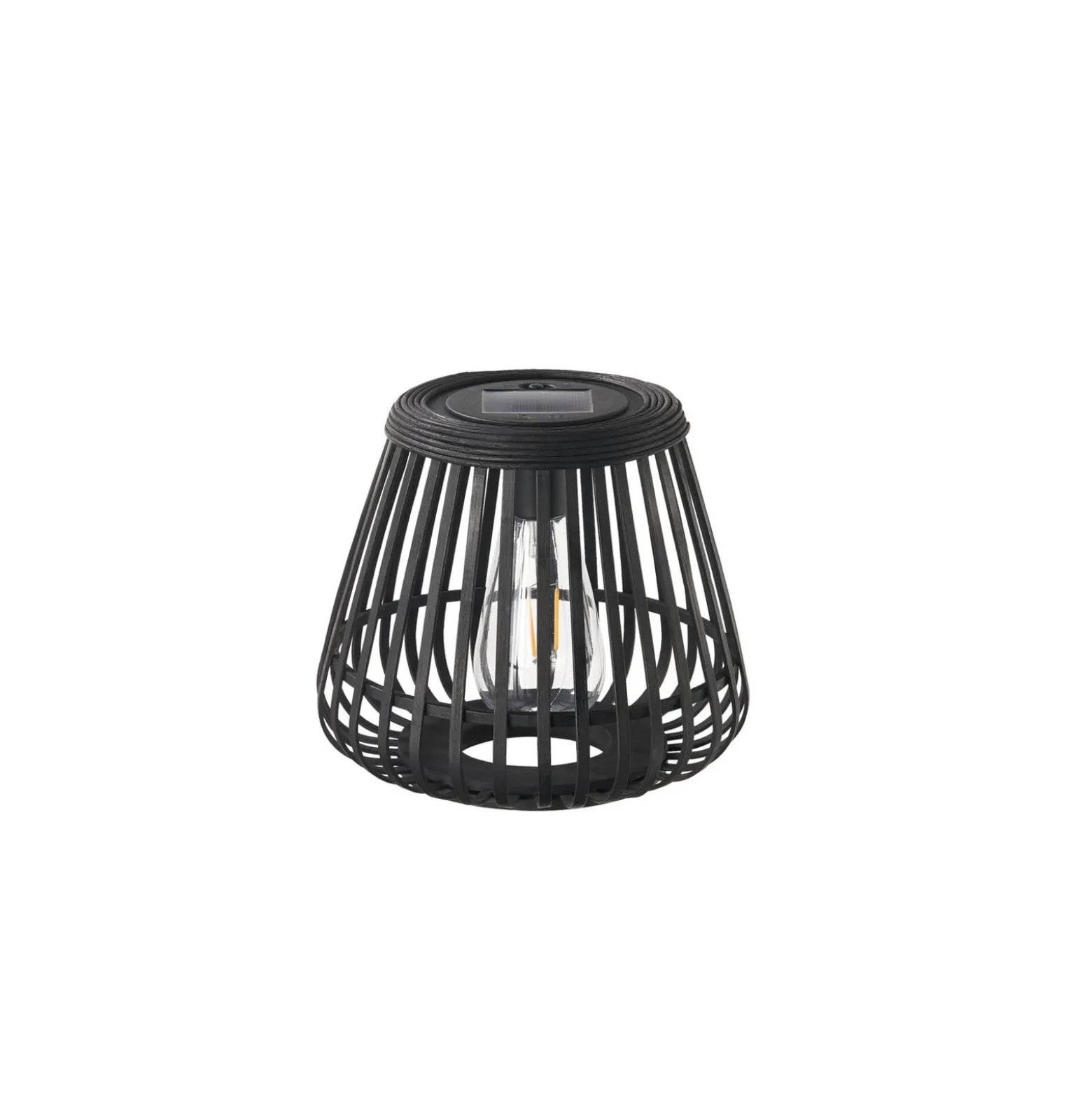 Pauleen LED-Solar-Tischlampe SUNSHINE GLIMMER, schwarz, IP44