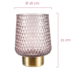 Pauleen Sparkling Glamour Batterie grau/messing