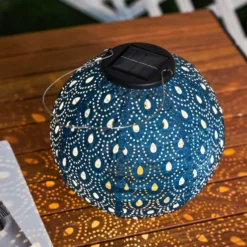 Pauleen Sunshine Charm LED-Solar-Dekoleuchte blau