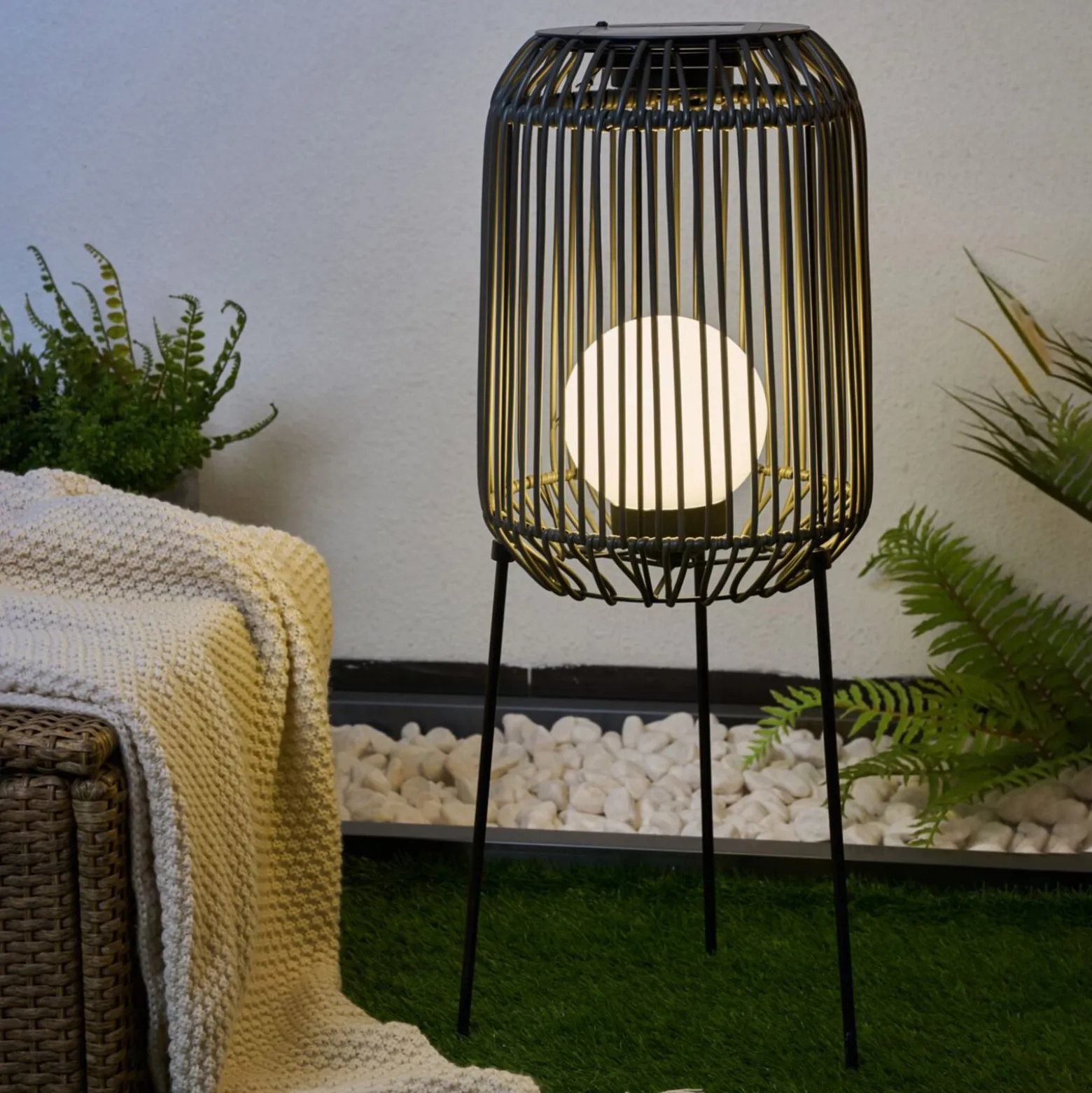 Pauleen Sunshine Coziness LED-Solar-Stehleuchte