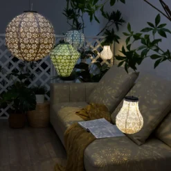 Pauleen Sunshine Flower LED-Solar-Dekoleuchte grün