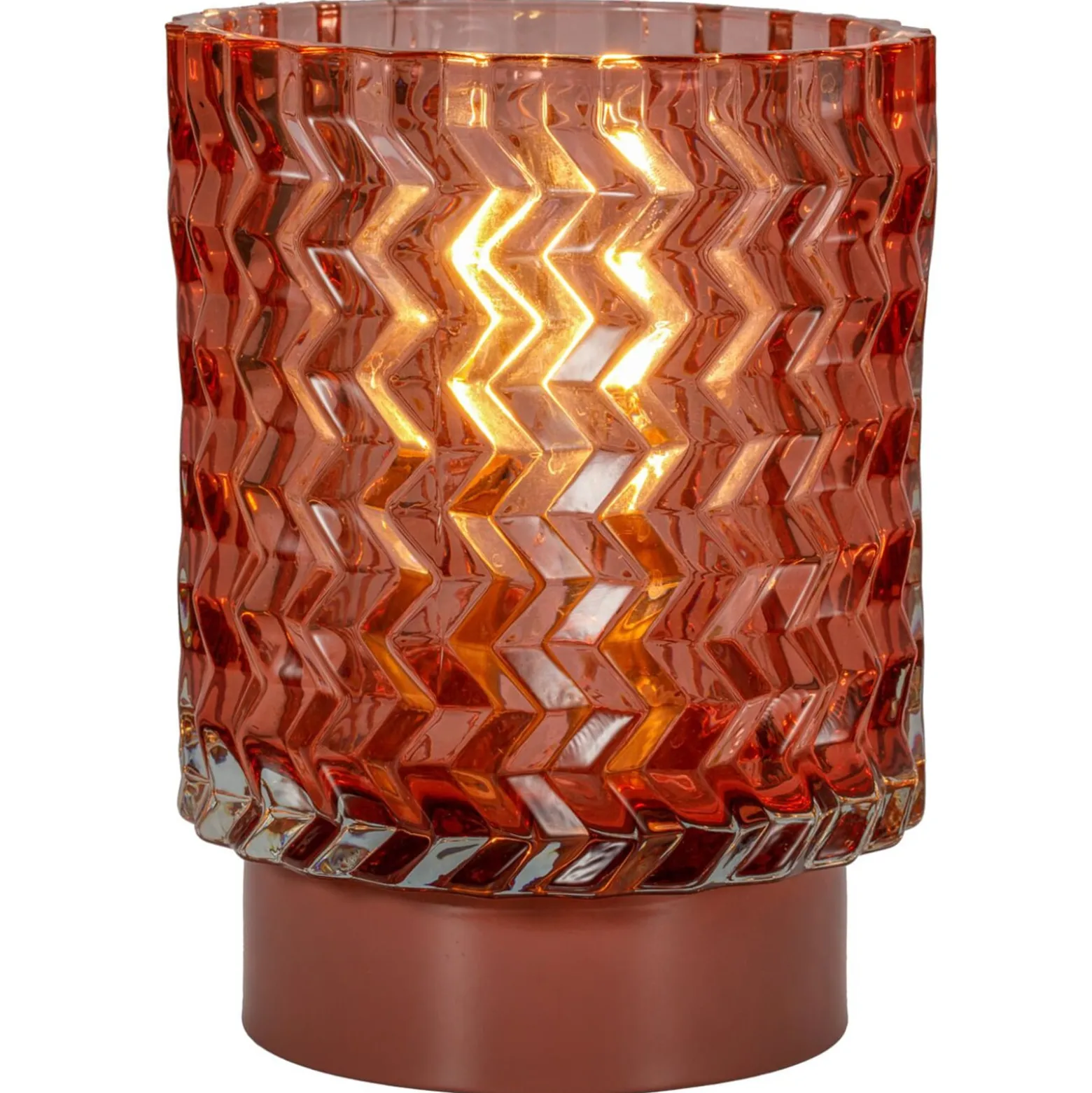 Pauleen Sweet Glamour E14-LED Batterie rot Metall