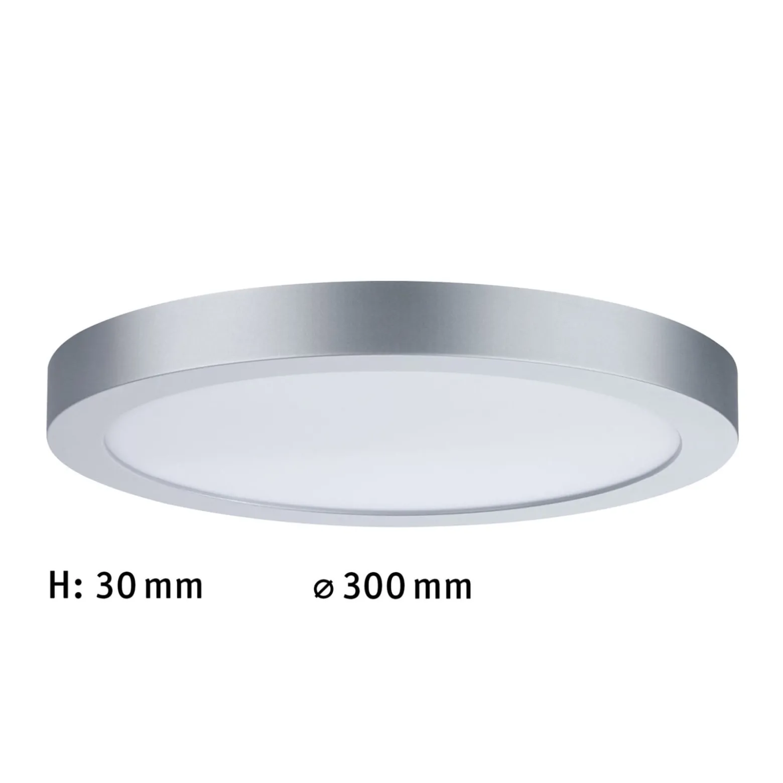 Paulmann Abia LED-Panel Ø 30cm 4.000K chrom