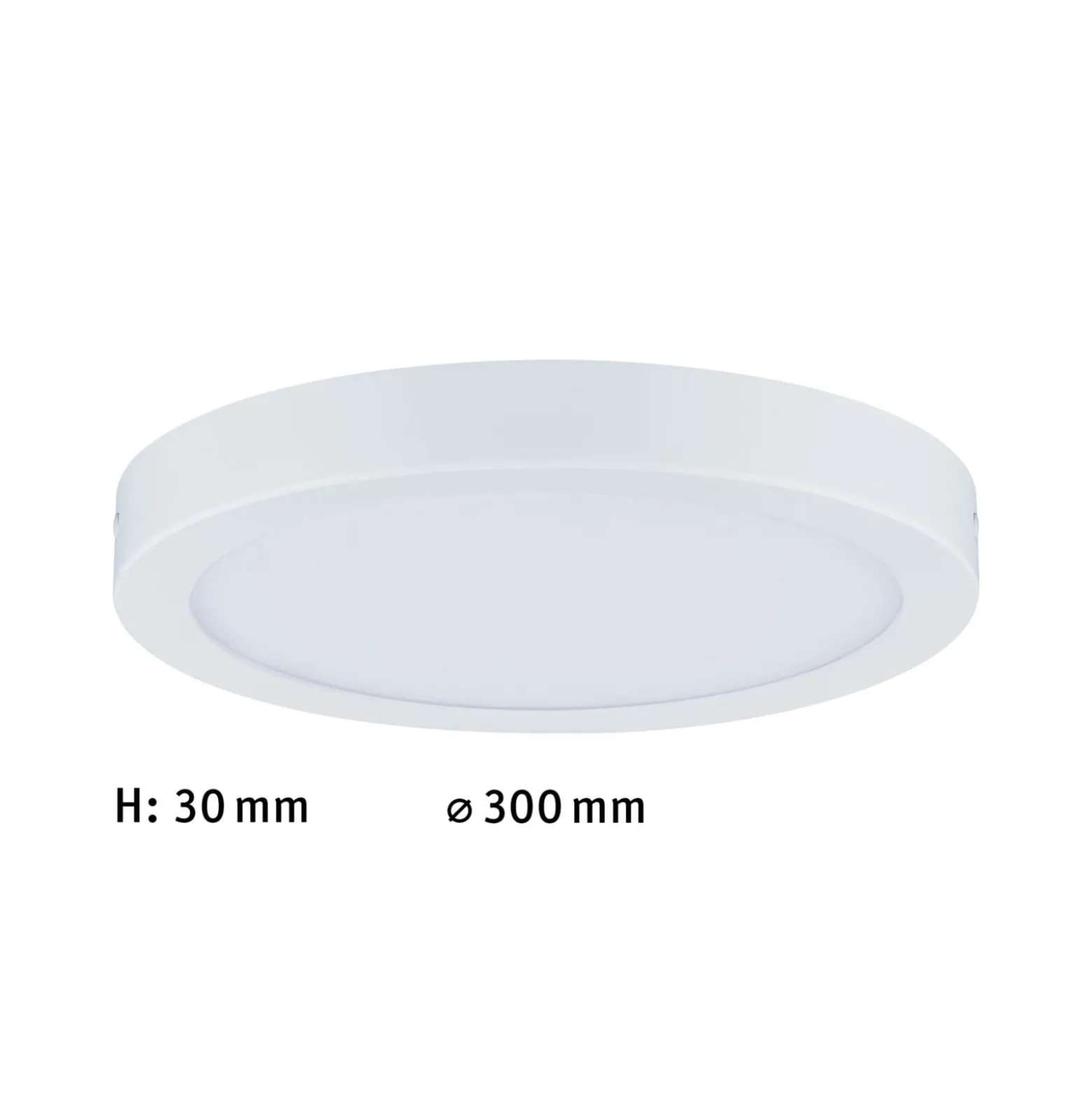 Paulmann Abia LED-Panel Ø 30cm 2.700K weiß matt