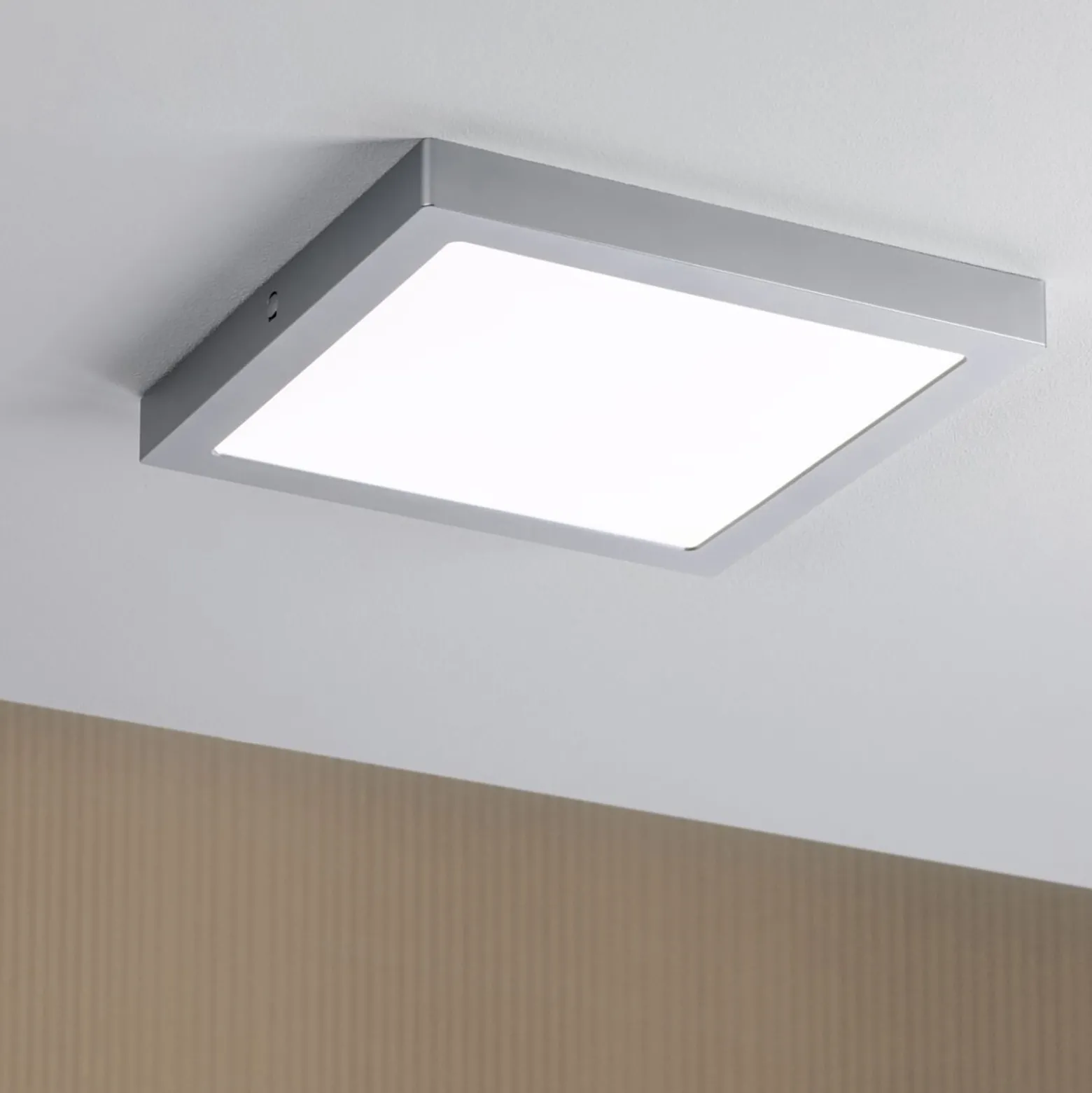 Paulmann Abia LED-Panel 4.000K eckig 30cm chrom