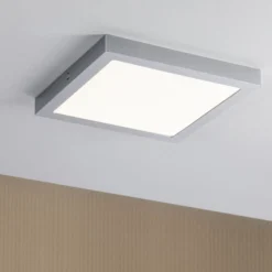 Paulmann Abia LED-Panel 30x30 cm 2.700K chrom