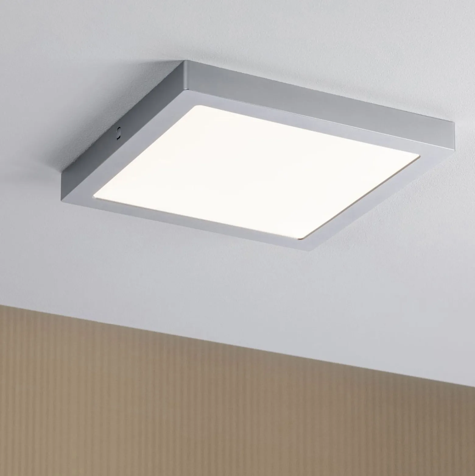Paulmann Abia LED-Panel 30x30 cm 2.700K chrom