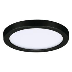 Paulmann Areo LED-Panel rund schwarz 3000K Ø11,8cm