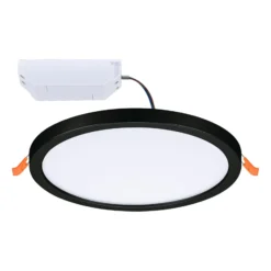 Paulmann Areo LED-Panel rund schwarz 3000K Ø17,5cm