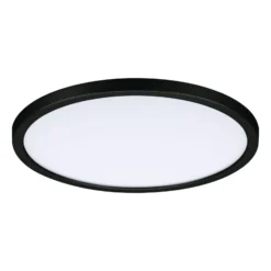 Paulmann Areo Panel dimtowarm rund schwarz Ø23cm