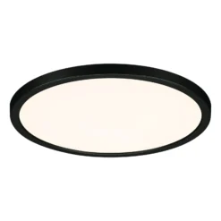 Paulmann Areo Panel dimtowarm rund schwarz Ø23cm
