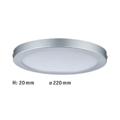 Paulmann Atria LED-Deckenleuchte Ø 22cm chrom
