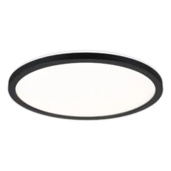 Paulmann Atria Shine LED-Panel schwarz Ø29cm 3000K an/aus