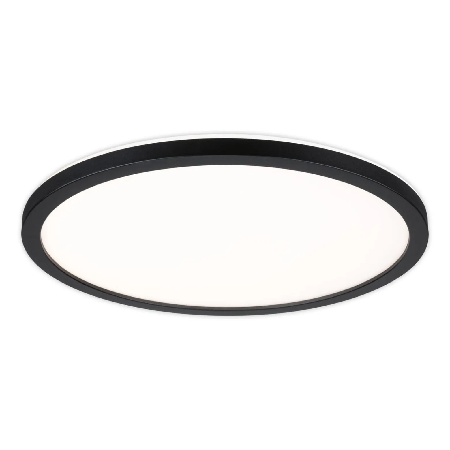 Paulmann Atria Shine LED-Panel schwarz Ø29cm 3000K an/aus