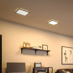Paulmann Atria Shine Panel on/off black 830 19x19