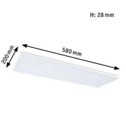 Paulmann Atria Shine Panel on/off weiß 840 58x20cm