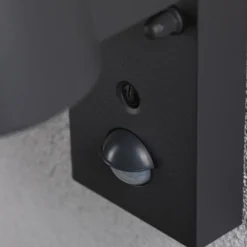 Paulmann Capea LED-Sensor-Außenwandlampe anthrazit Aluminium