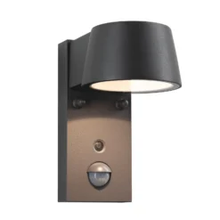 Paulmann Capea LED-Sensor-Außenwandlampe anthrazit Aluminium