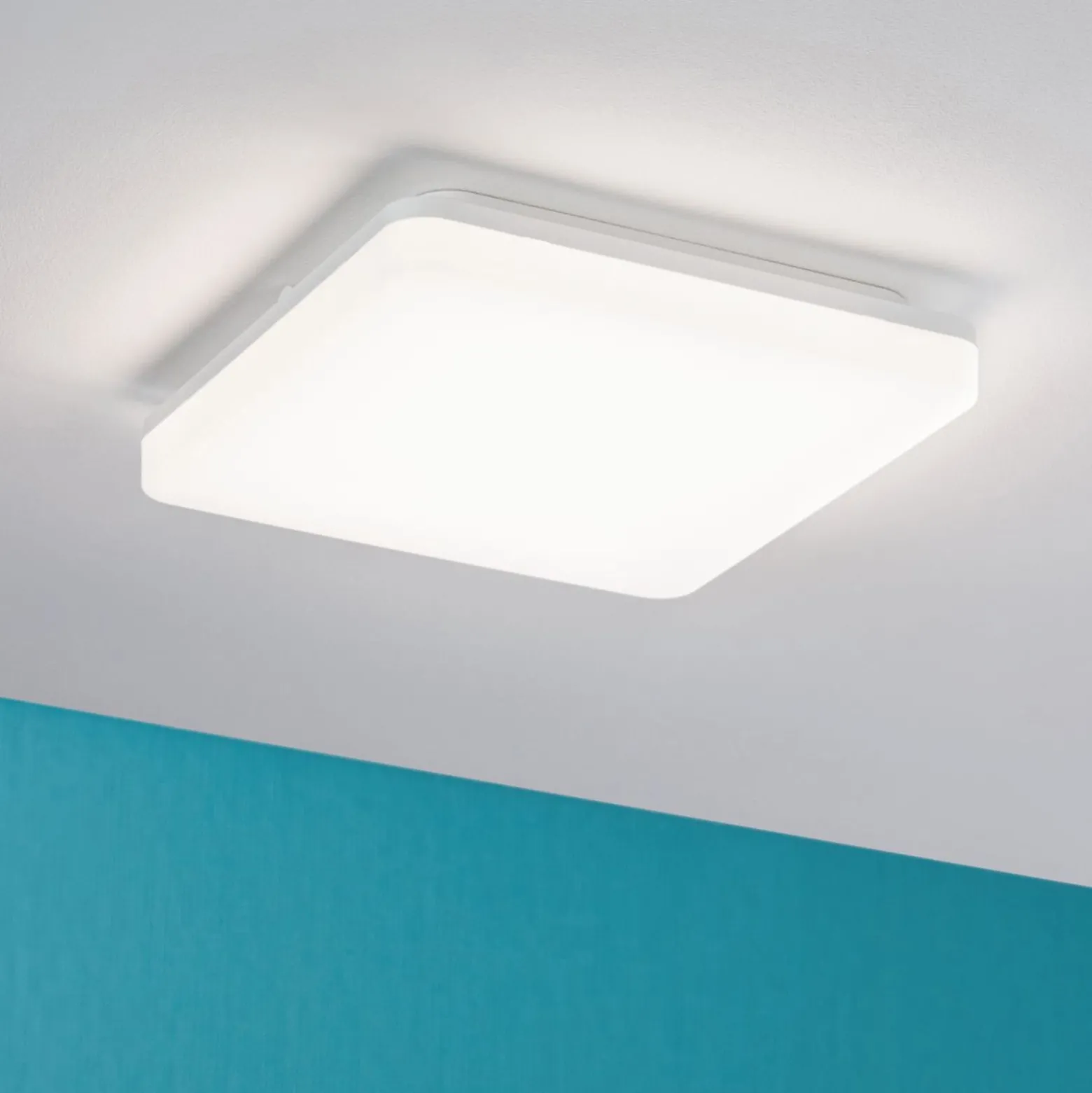 Paulmann Cela LED-Panel, 28x28cm, weiß, IP44