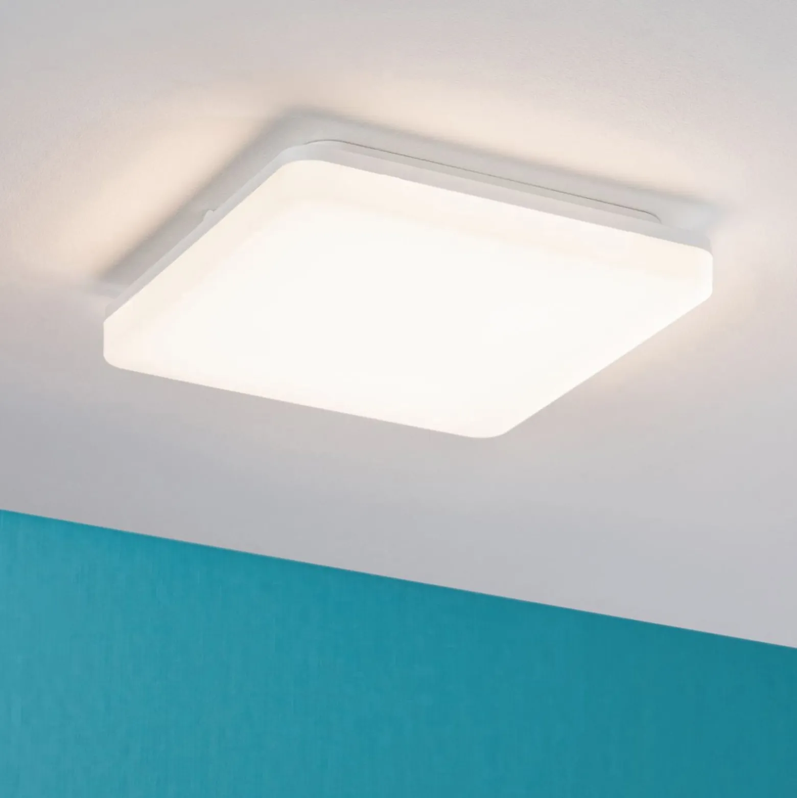 Paulmann Cela LED-Panel, 28x28cm, weiß, IP44
