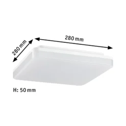 Paulmann Cela LED-Panel, 28x28cm, weiß, IP44