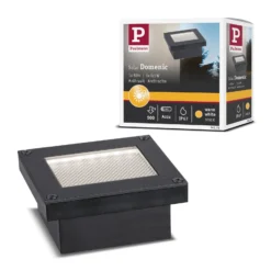 Paulmann Domenic LED-Solar-Bodeneinbaulampe 8x8cm