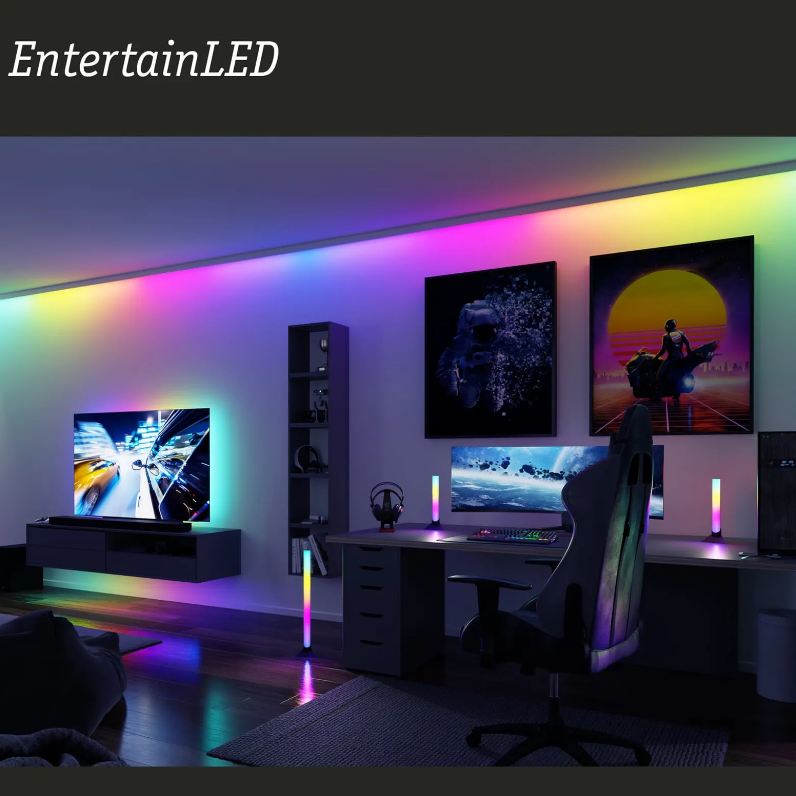 Paulmann EntertainLED LED-Strip RGB TV-Set 55 Zoll
