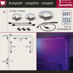 Paulmann EntertainLED LED-Strip RGB TV-Set 55 Zoll