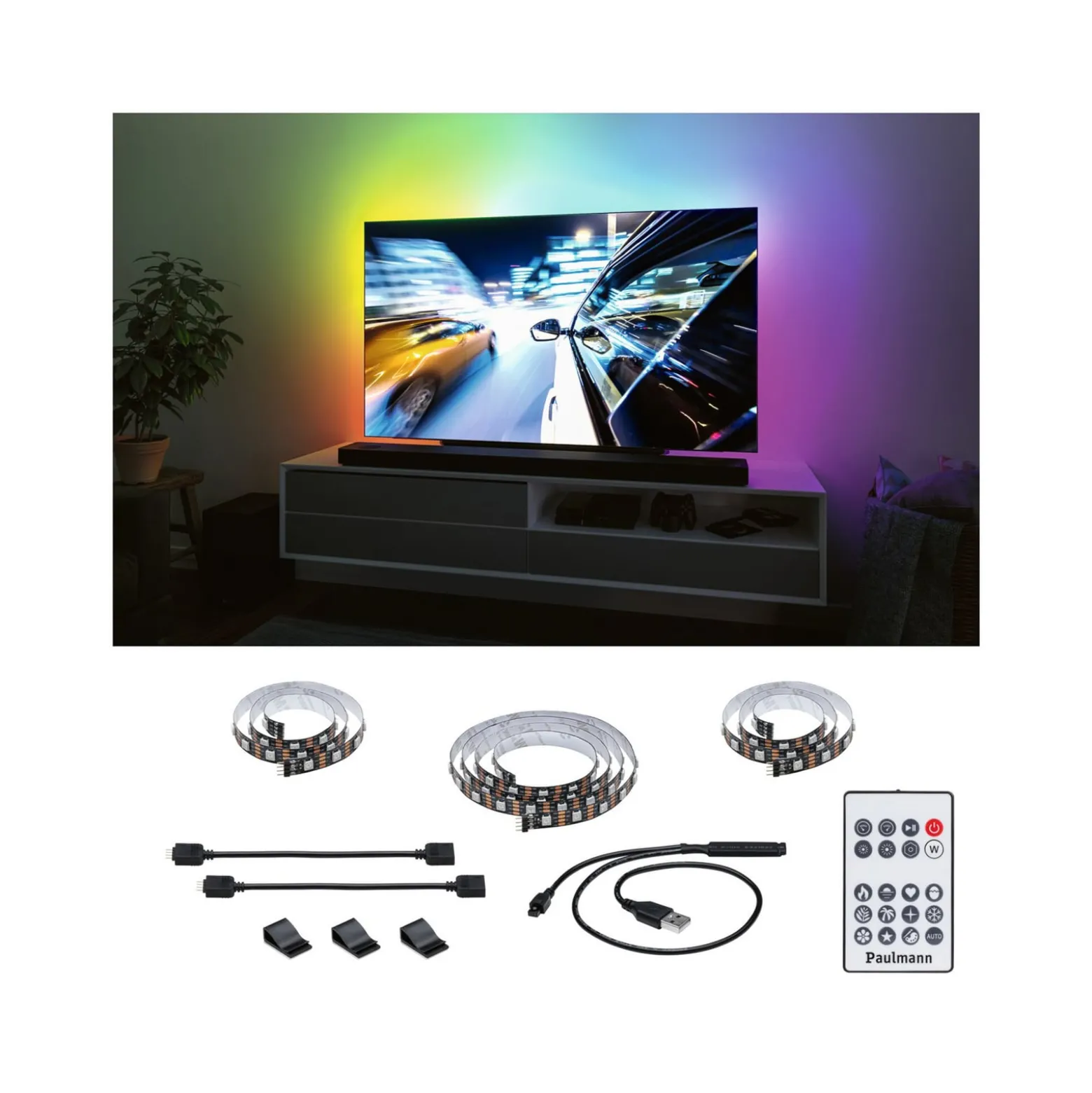Paulmann EntertainLED LED-Strip RGB TV-Set 55 Zoll