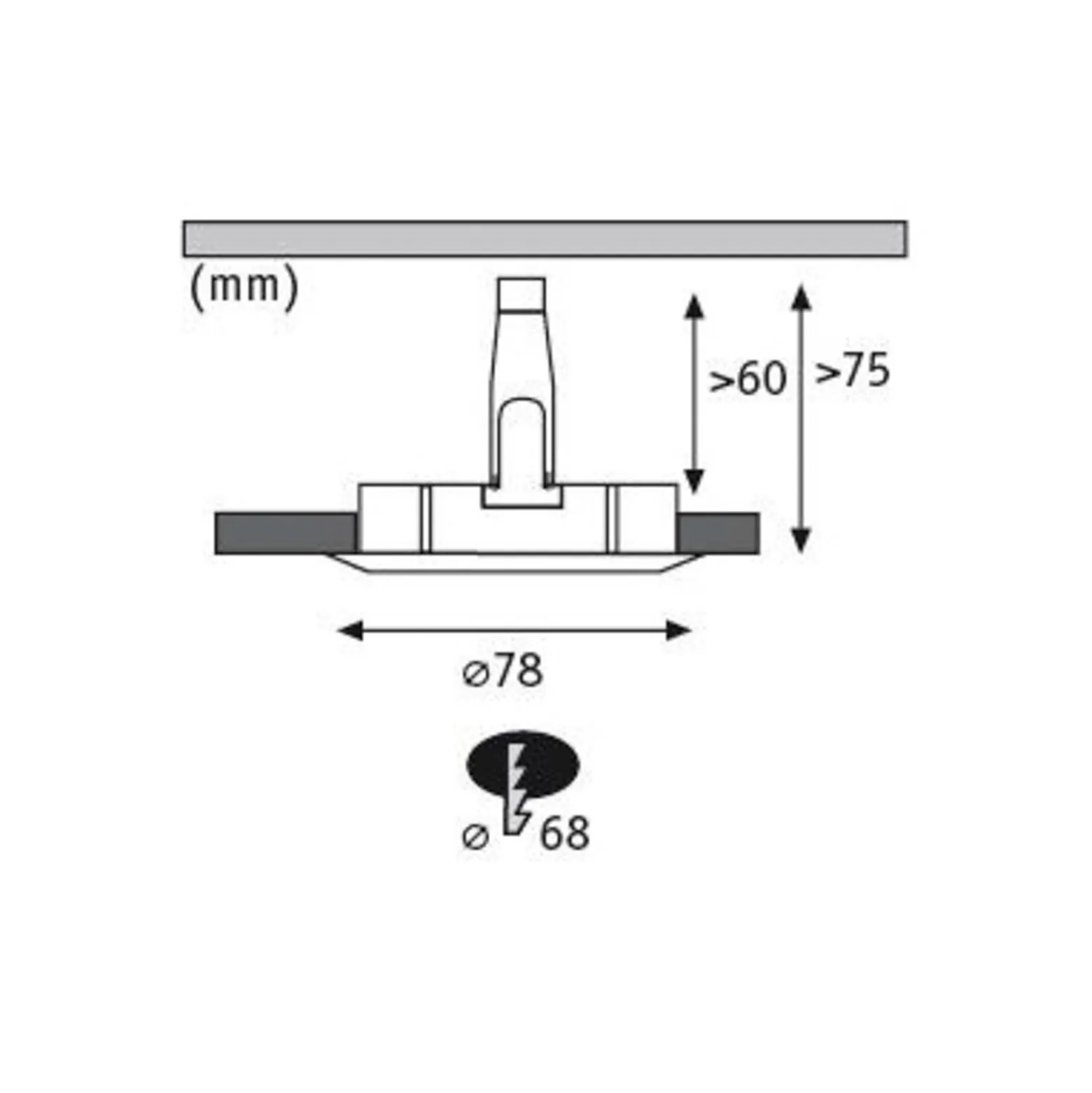 Paulmann 3er Spot Nova rund starr, weiß, IP44, GU10 dimmbar