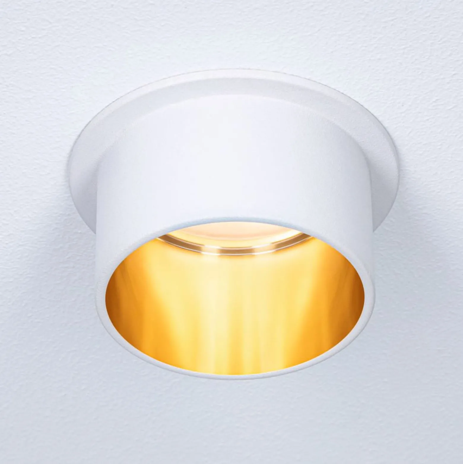 Paulmann Gil LED-Einbau weiß matt/gold