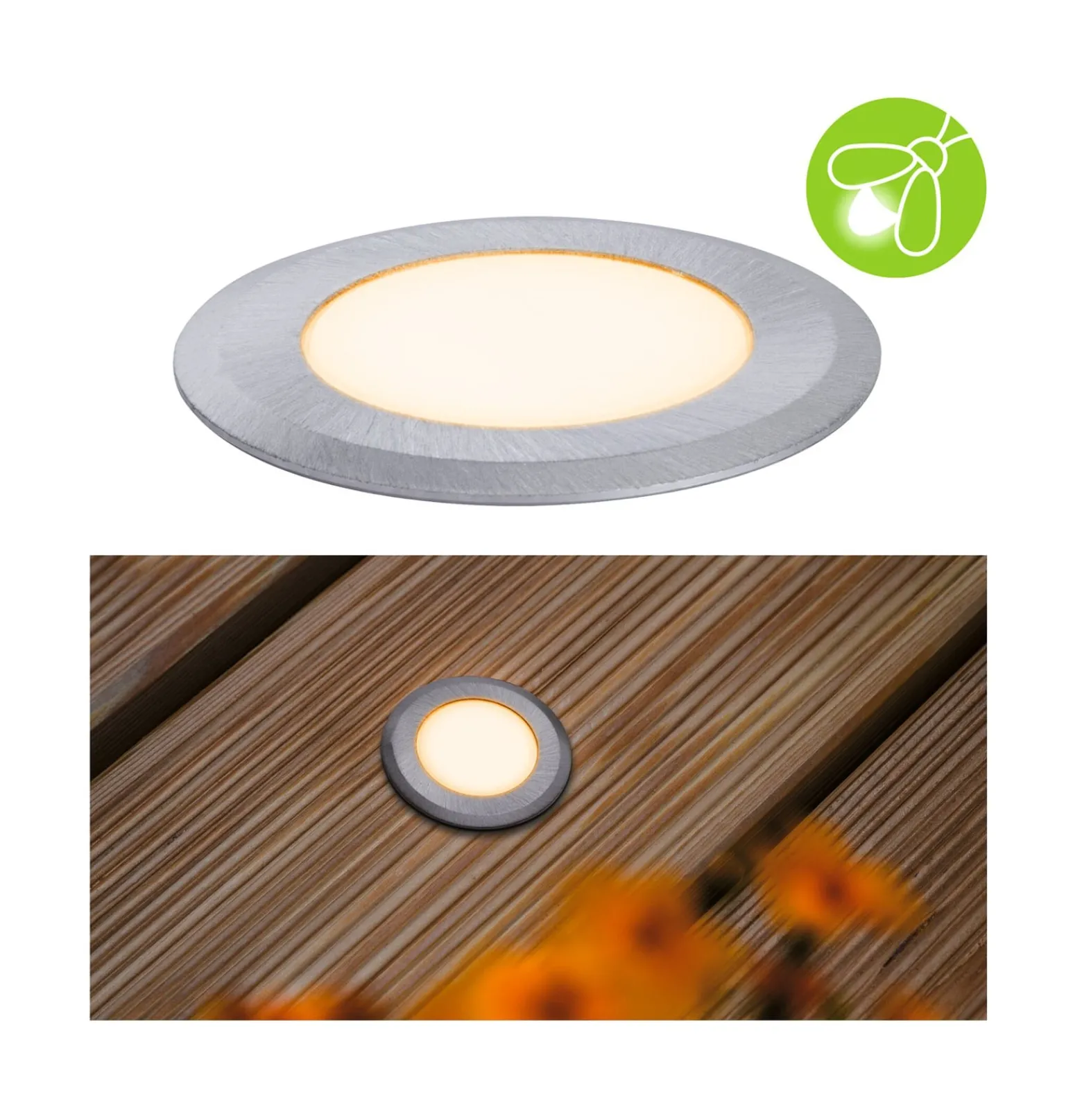 Paulmann Goldlicht LED-Bodeneinbaulampe Ø5cm