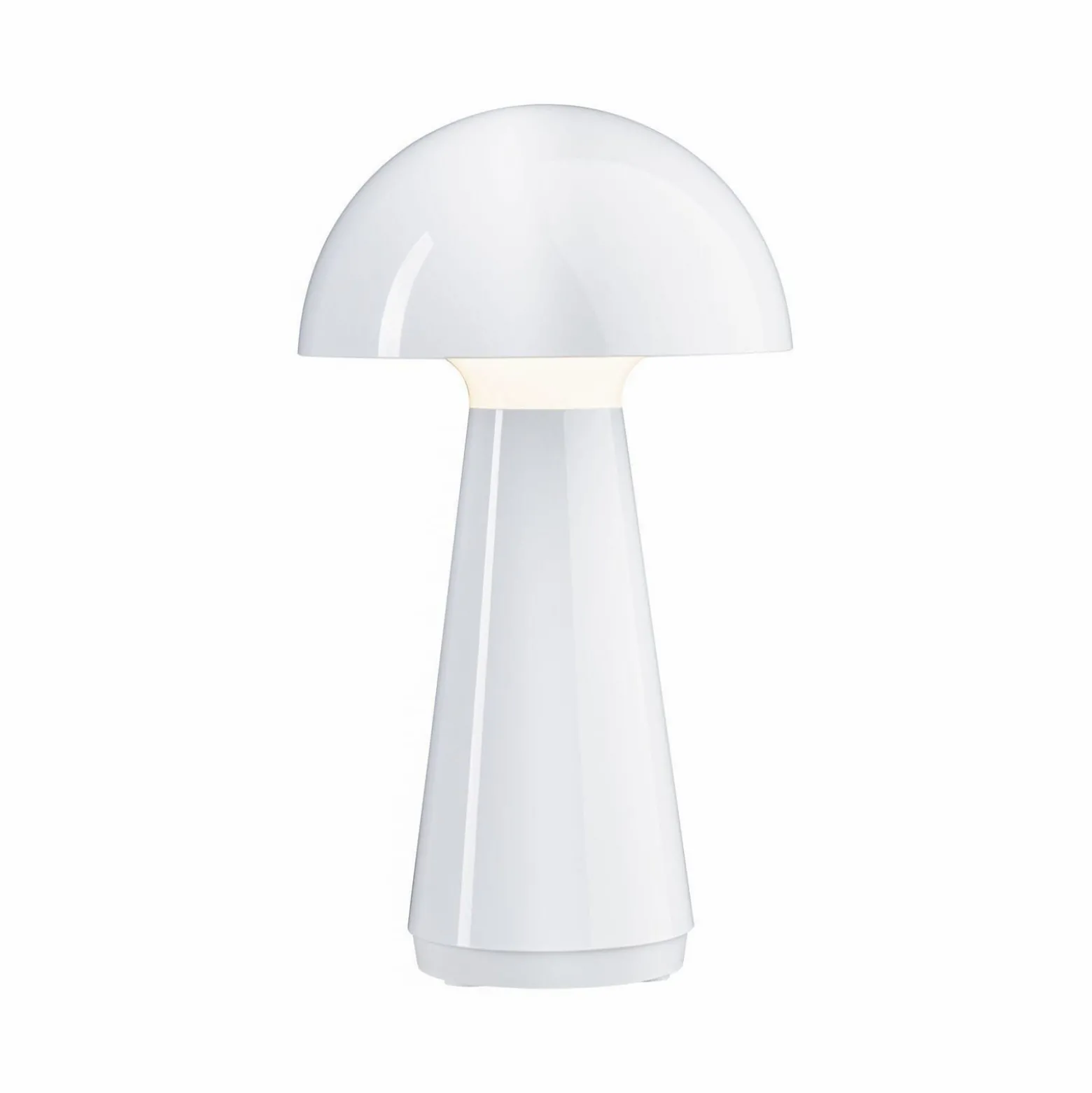 Paulmann LED-Akku-Tischleuchte Onzo, weiß, Kunststoff, IP44