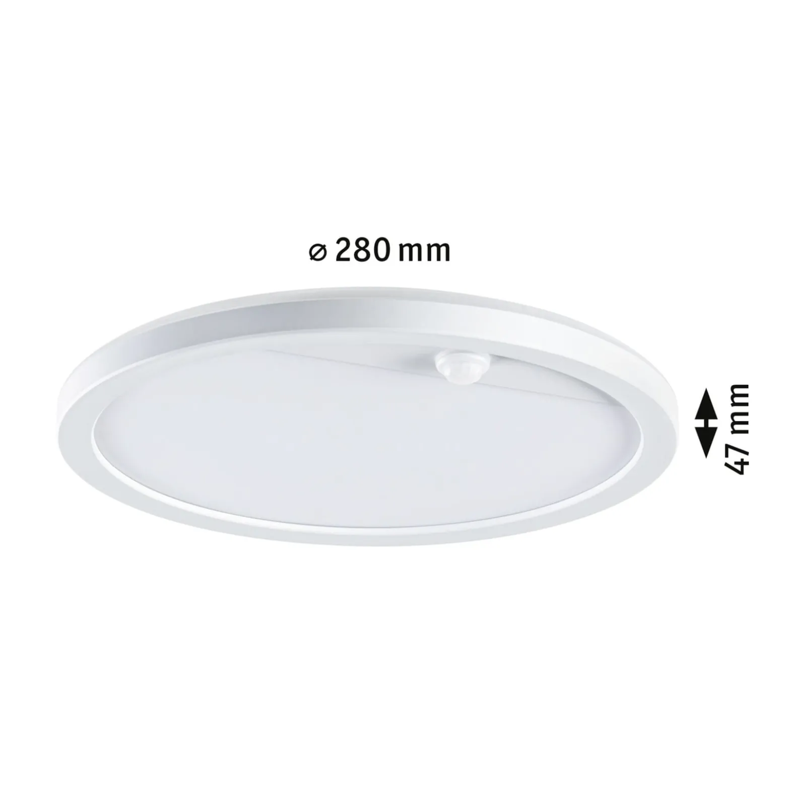 Paulmann LED-Außenwandlampe Lamina, weiß, Sensor, IP44