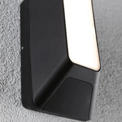 Paulmann LED-Außenwandleuchte Merano, Sensor, anthrazit