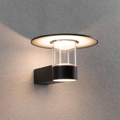 Paulmann LED-Außenwandleuchte Sienna, Aluminium, Sensor