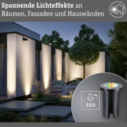 Paulmann LED-Bodeneinbauleuchte Floor, rund, RGBW, zigbee