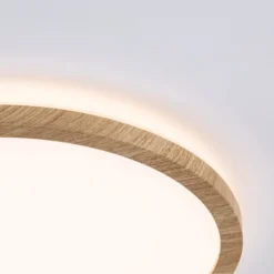 Paulmann LED-Deckenlampe Atria Shine Ø29cm eiche IP44 3.000K