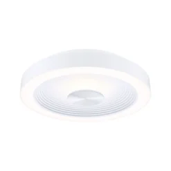 Paulmann LED-Deckenlampe Volea, weiß/silber Ø 32 cm IP44 dim
