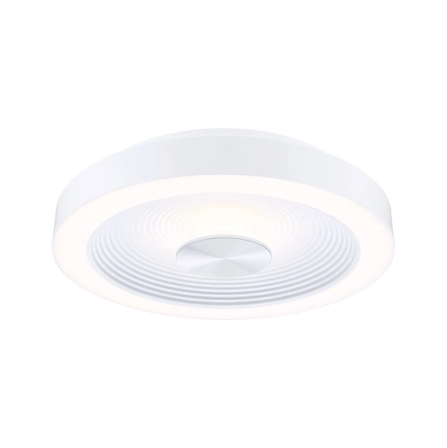 Paulmann LED-Deckenlampe Volea, weiß/silber Ø 32 cm IP44 dim