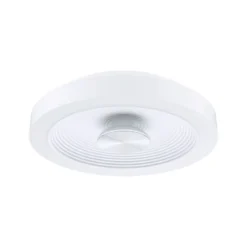 Paulmann LED-Deckenlampe Volea, weiß/silber Ø 32 cm IP44 dim