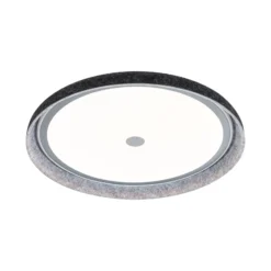 Paulmann LED-Deckenlampe Zarina, anthrazit, Filz, 3-step-dim