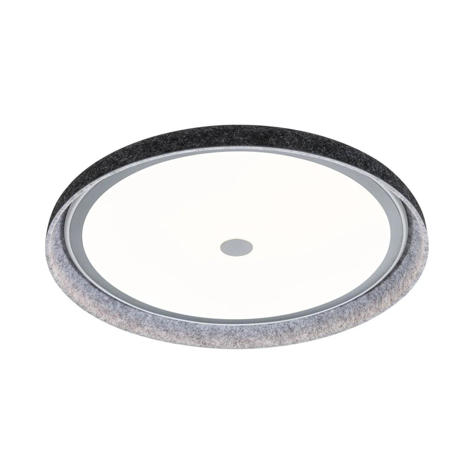 Paulmann LED-Deckenlampe Zarina, anthrazit, Filz, 3-step-dim