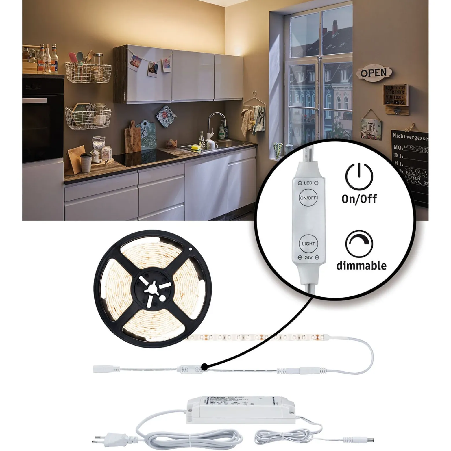 Paulmann LED-Dekoleuchte SimpLED 5 m, 3.000 K