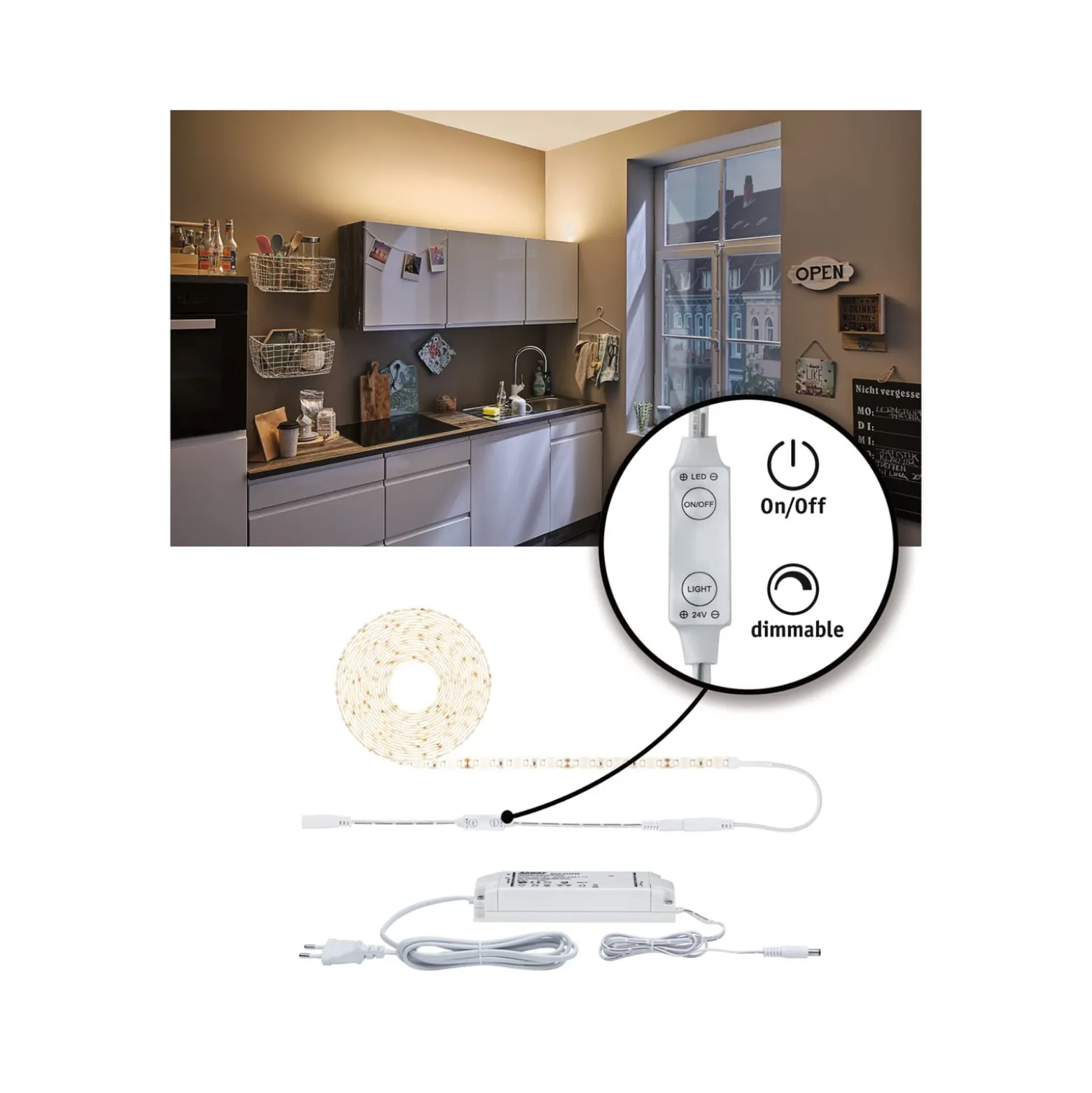 Paulmann LED-Dekoleuchte SimpLED 5 m, 3.000 K